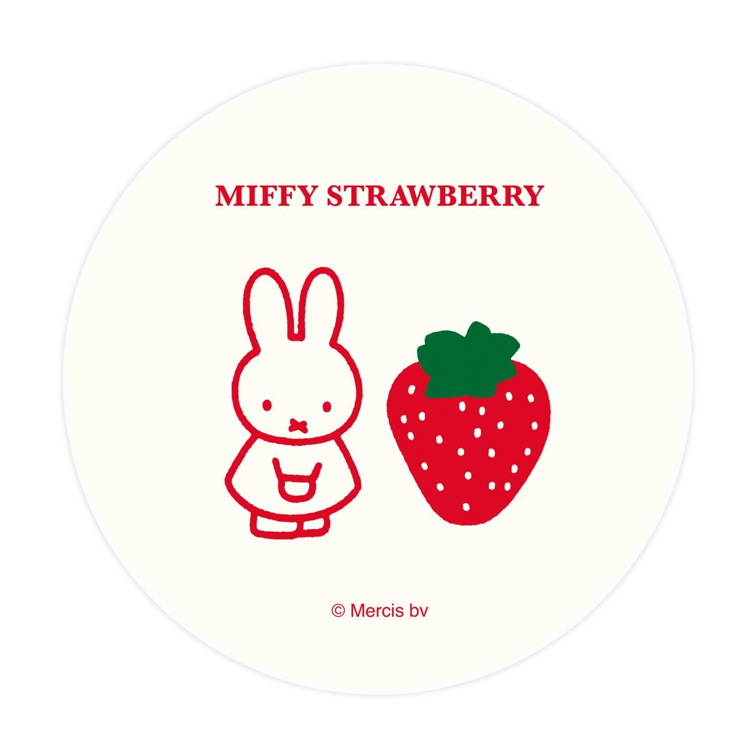 Gourmandies Miffy MIFFY STRAWBERRY Cord Reel Case MIFFY STRAWBERRY MF-383A