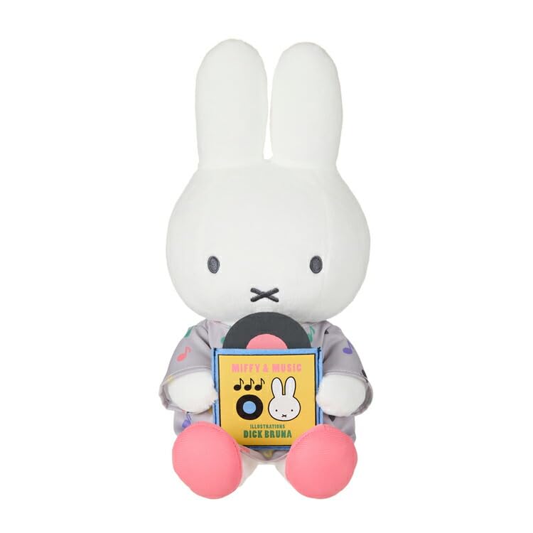 Sekiguchi Miffy Plush Toy 608744 MIFFY & MUSIC Miffy Dick Bruna
